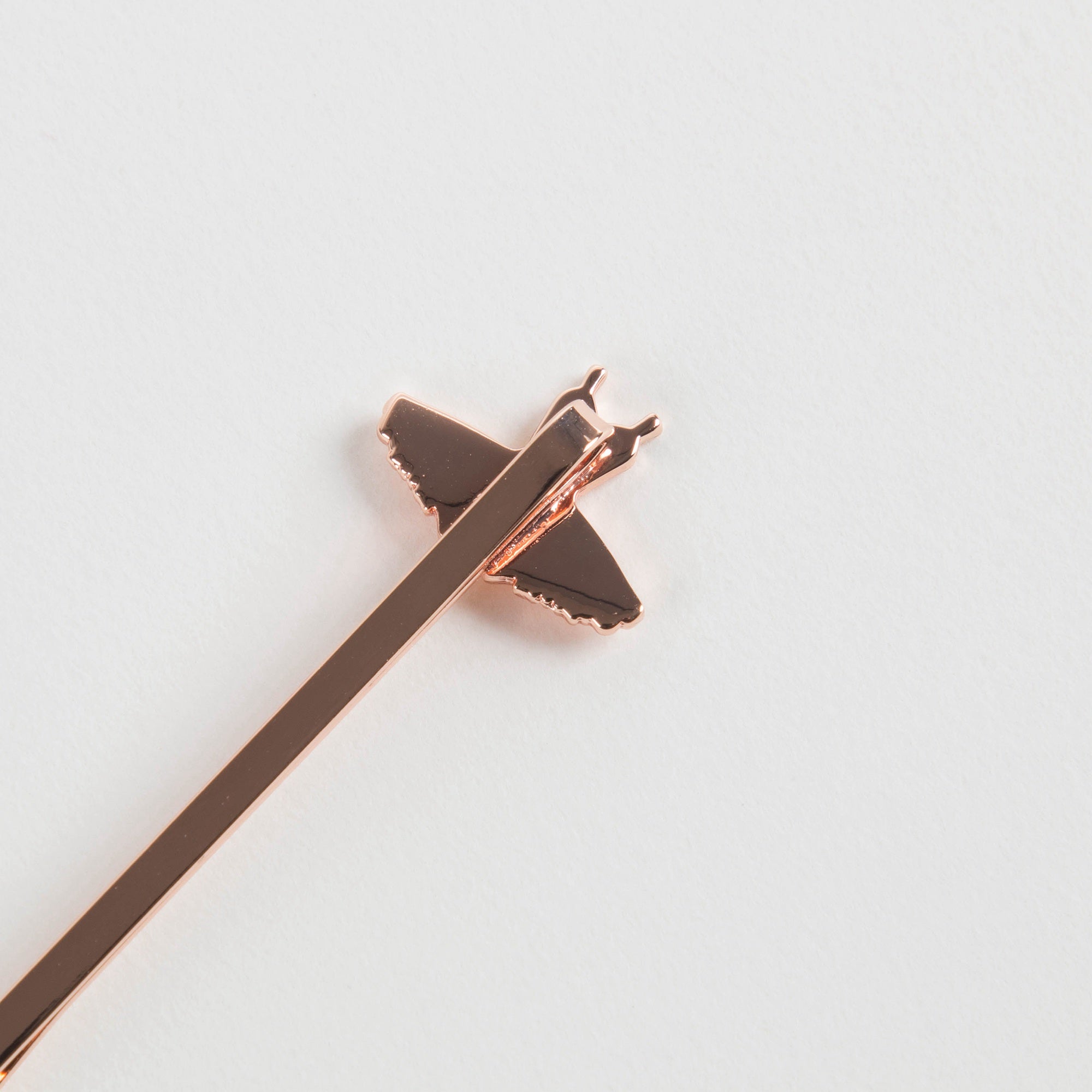 Girls Pink Metal Hairpin