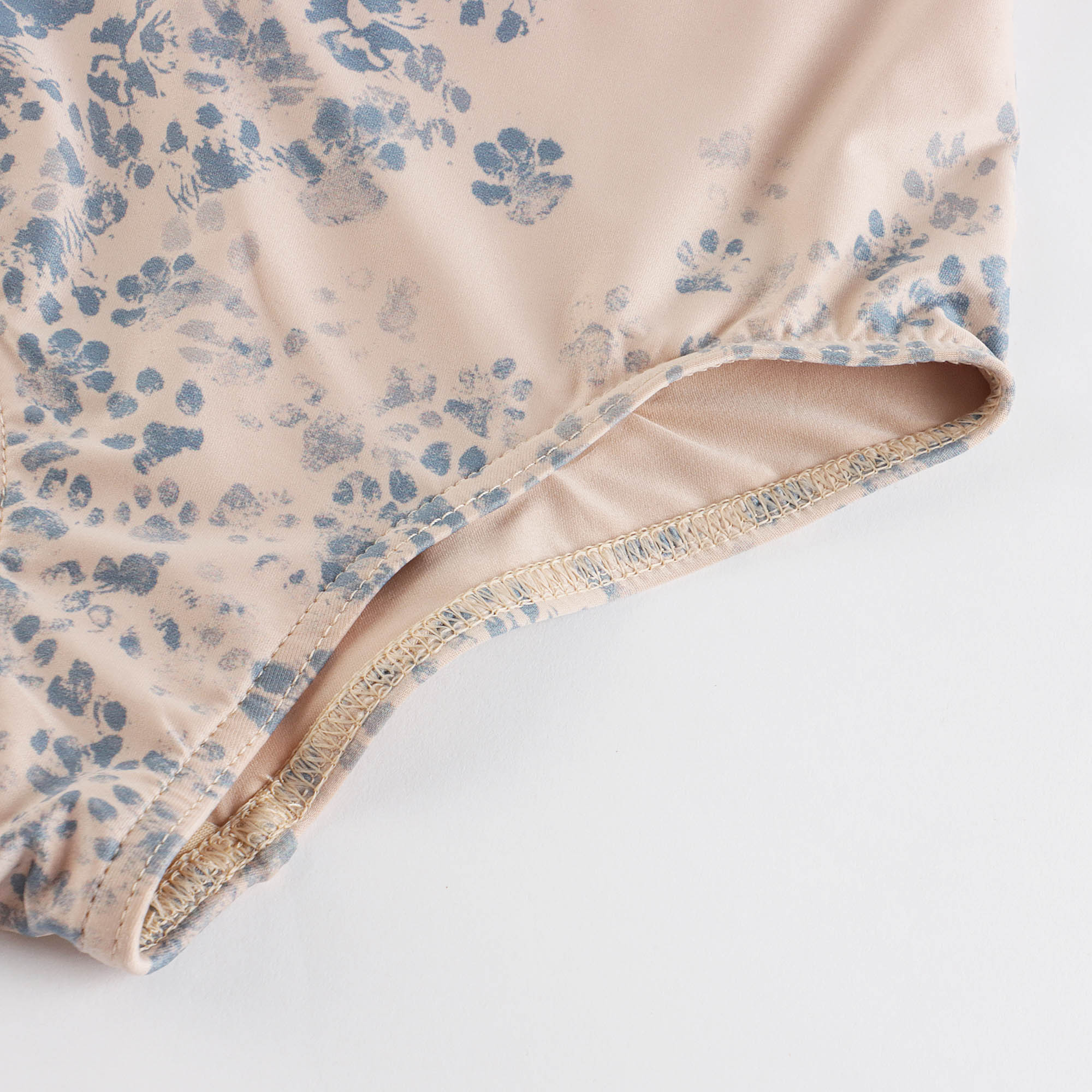Girls Blue Printed Ballet Onesies(J231LE33VL/indigo)