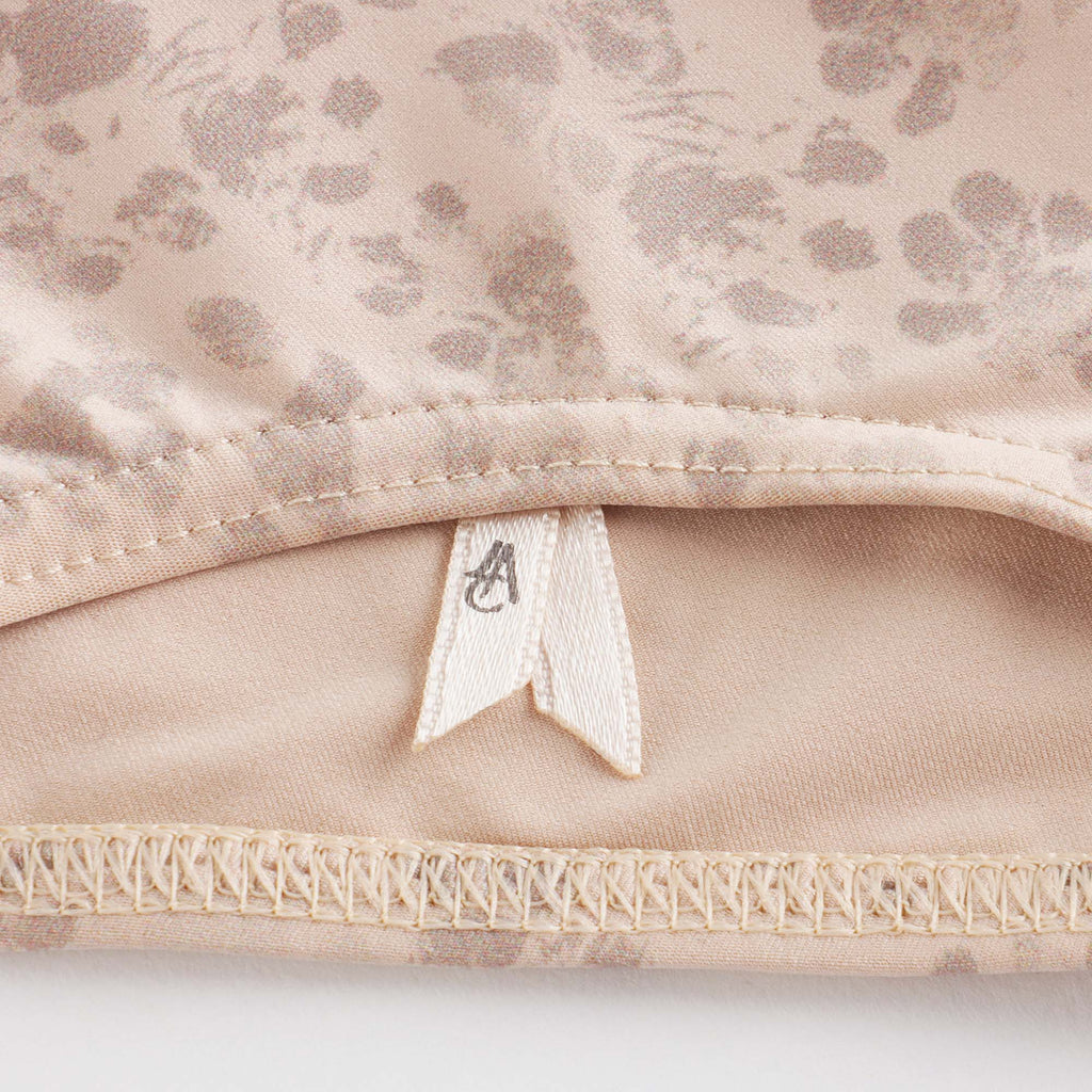 Girls Beige Printed Ballet Onesies(J231LE33VL/latte)