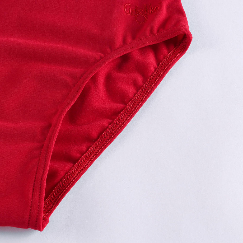 Girls Red Ballet Onesies
