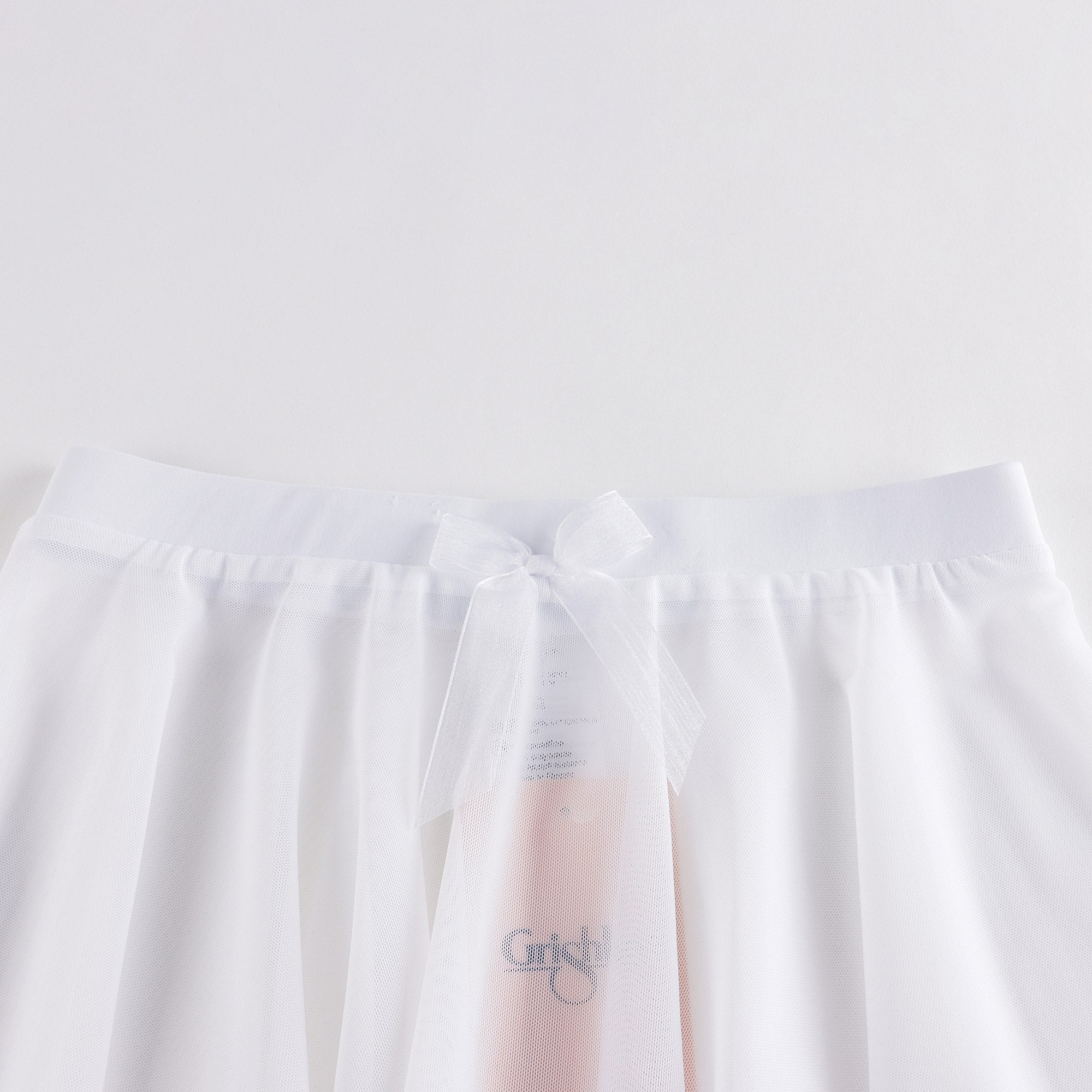 Girls White Ballet Skirt