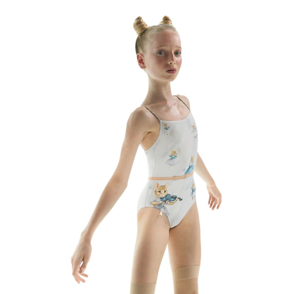 Girls Light Blue'JUNIOR MOUSY'Ballet Onesies(J202LE02VL/baby blue)