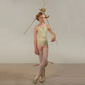 Girls Green"TEARDROP BOW"Ballet Onesies(J251LE06VL/green tea)