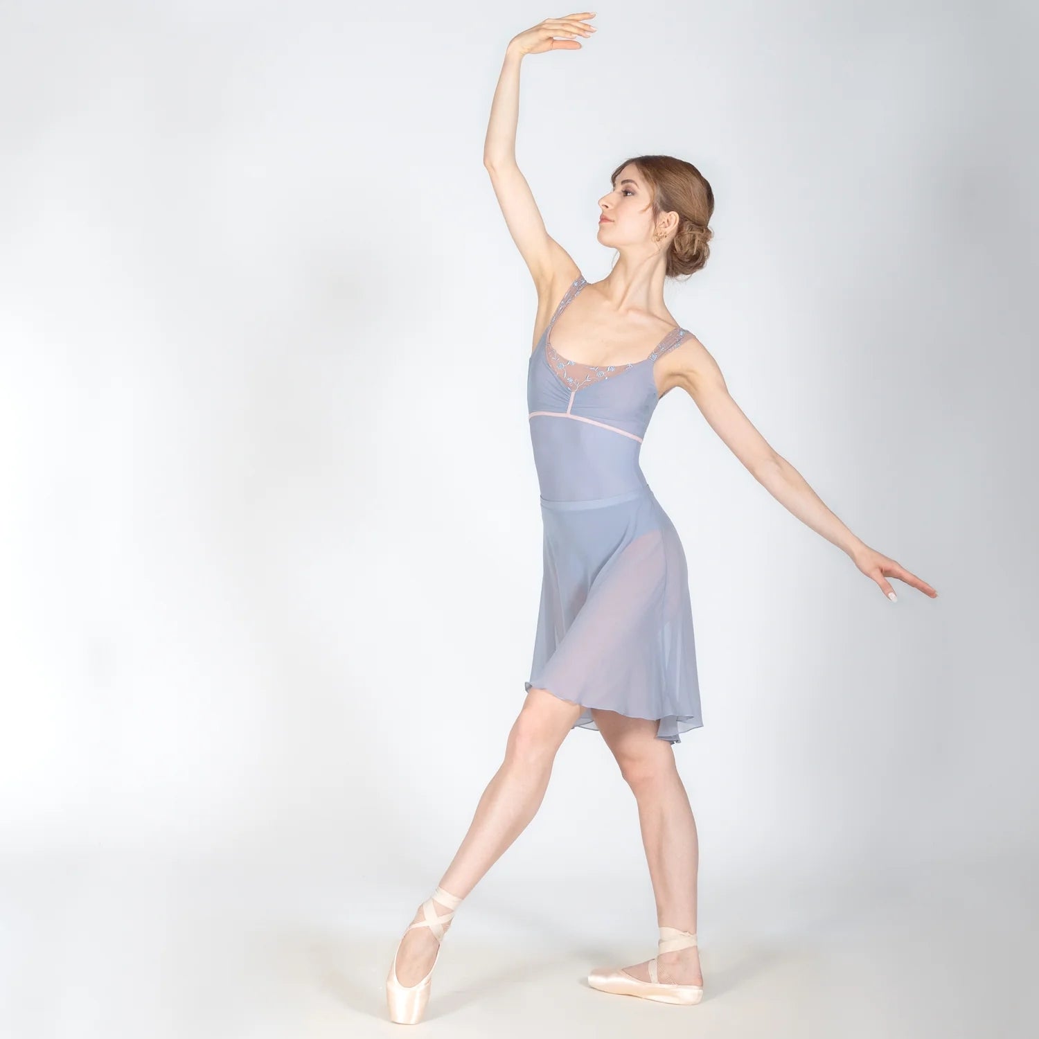 Women Light Blue Ballet Onesies