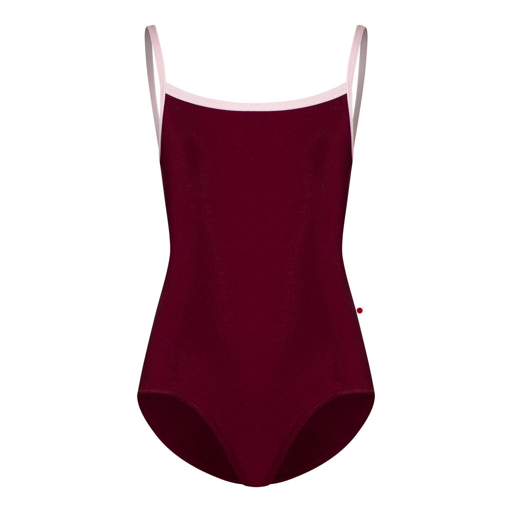 Girls Wine Red Ballet Onesies