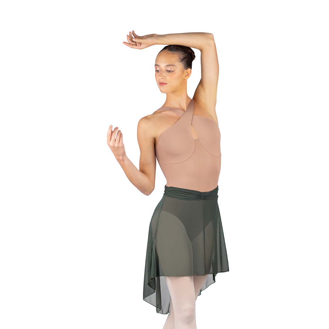 Women Olive Ballet Skirt(Millie/89 Olive)