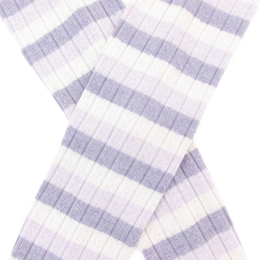 Girls Purple Stripes Ballet Shoulder Warmer