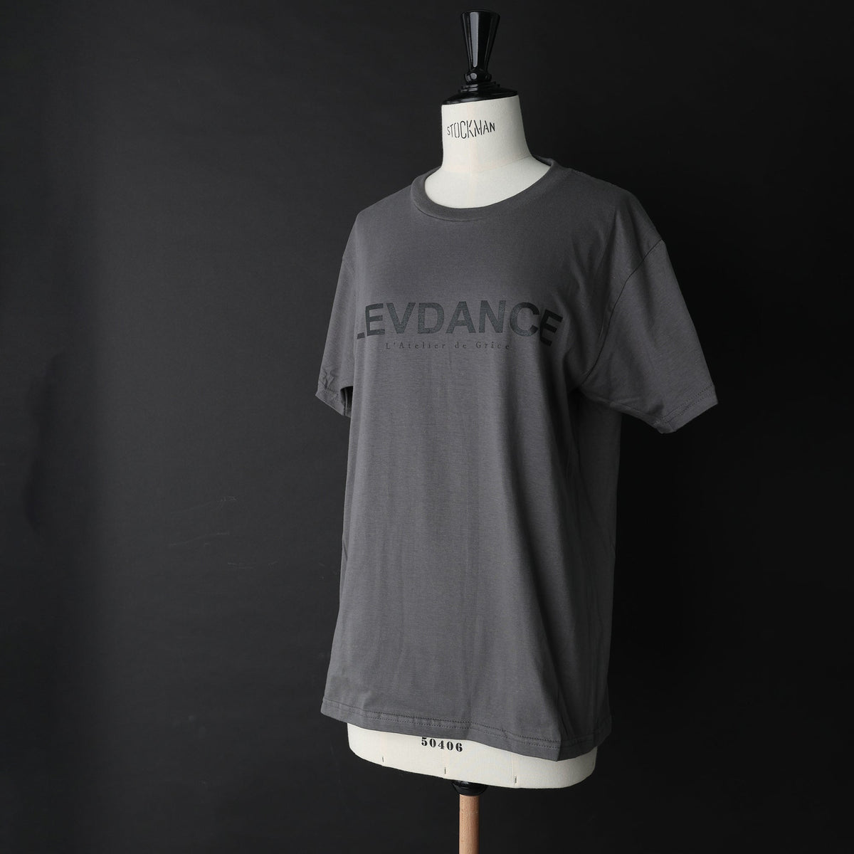 Women Charcoal Logo Ballet T-Shirt