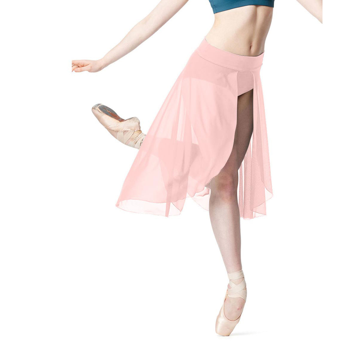 Women Light Pink Ballet Skirt(LUB386/LIGHT PINK)