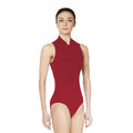 Women Dark Red Ballet Onesies(LUB818/DARK RED)