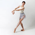 Girls Blue Floral Ballet Skirt