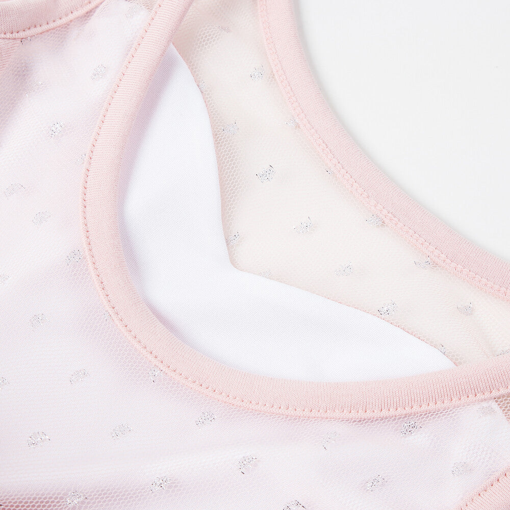 Girls Light Pink Ballet Onesies