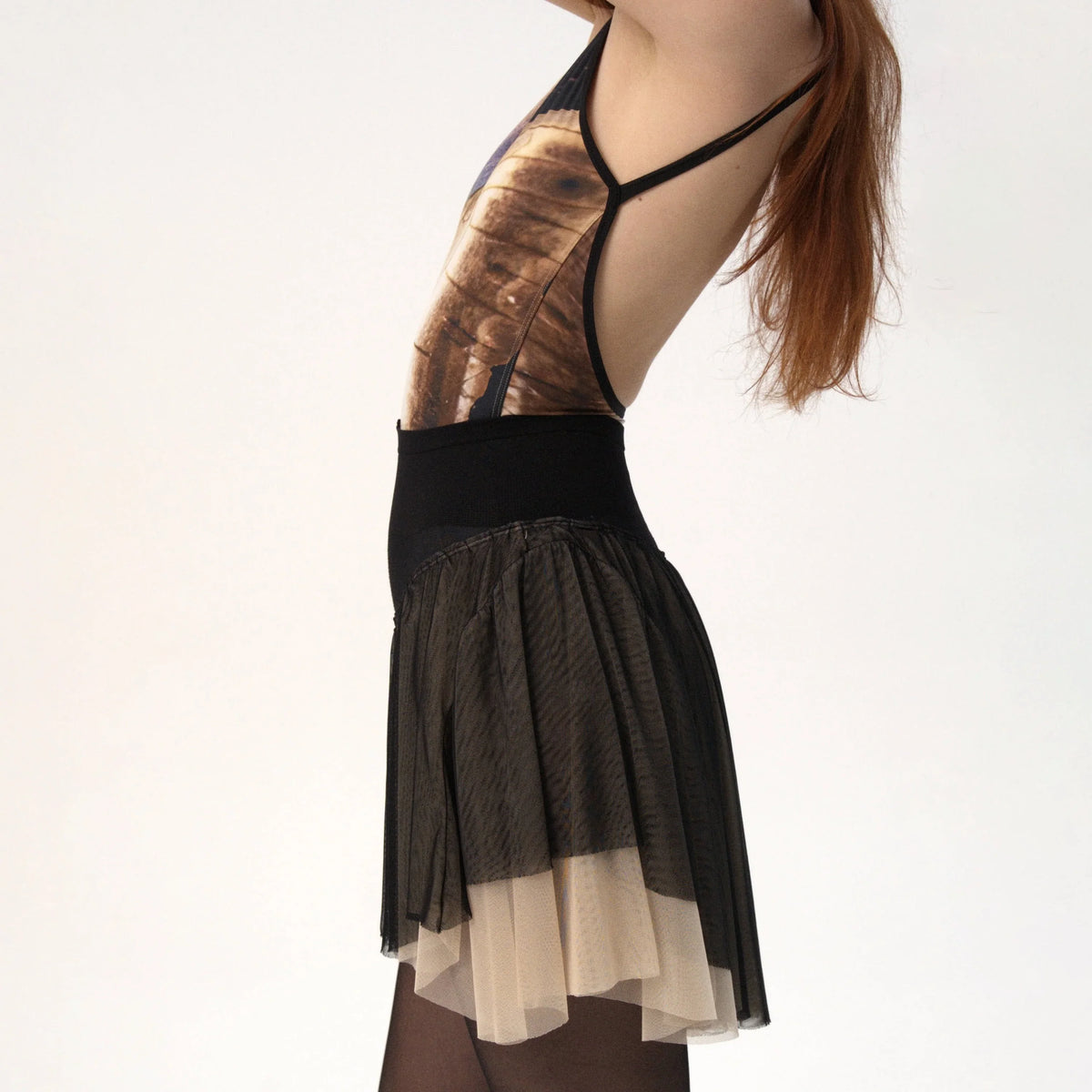 Women Black Ballet Skirt(PSK/Magpie - Pannier Skirt)