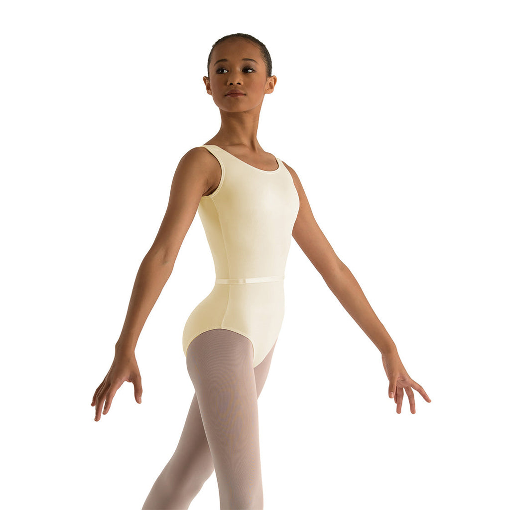 Girls Light Yellow "Maité" Ballet Onesies
