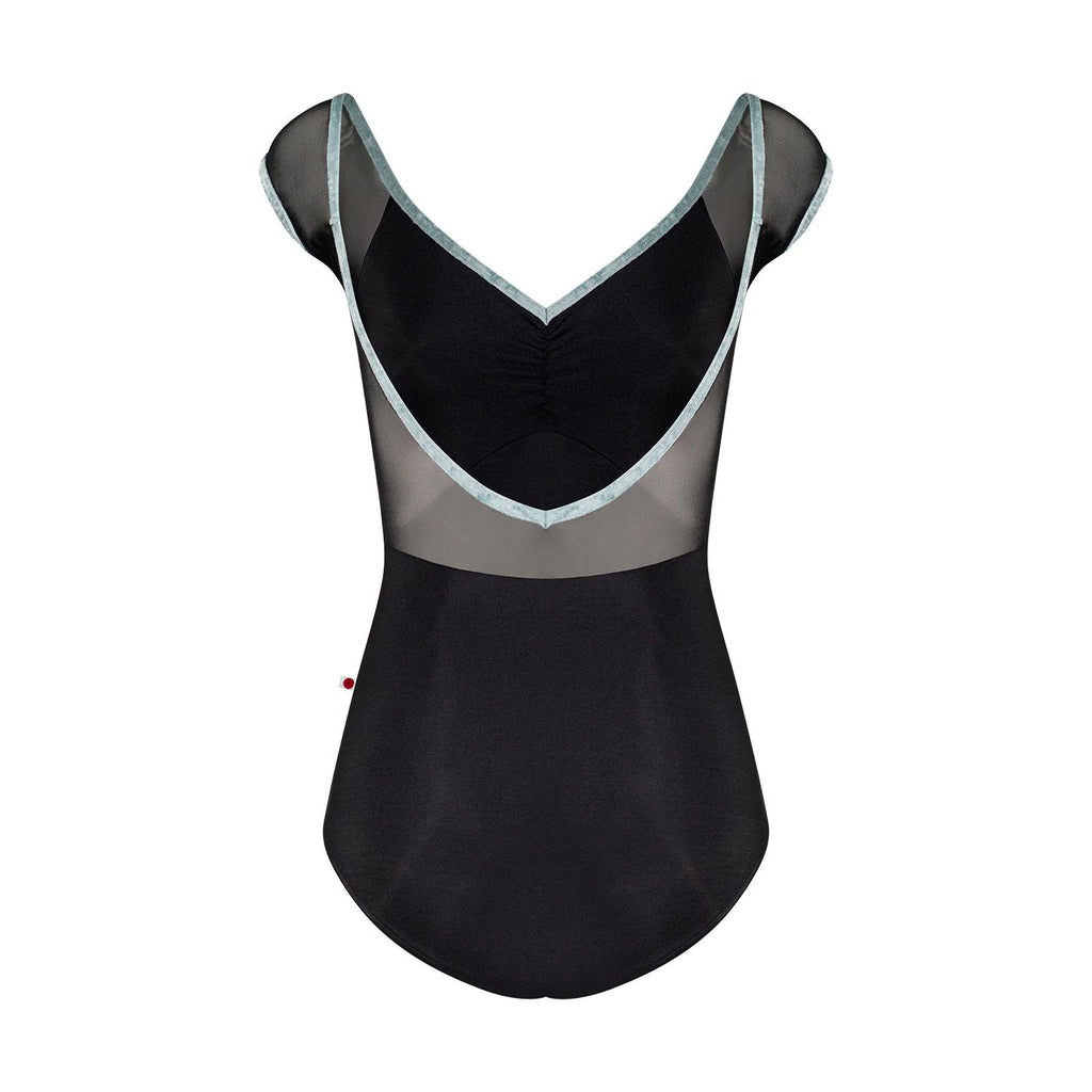 Women Black "Elli/N-Black/Mesh Black/CV-Ice" Ballet Onesies