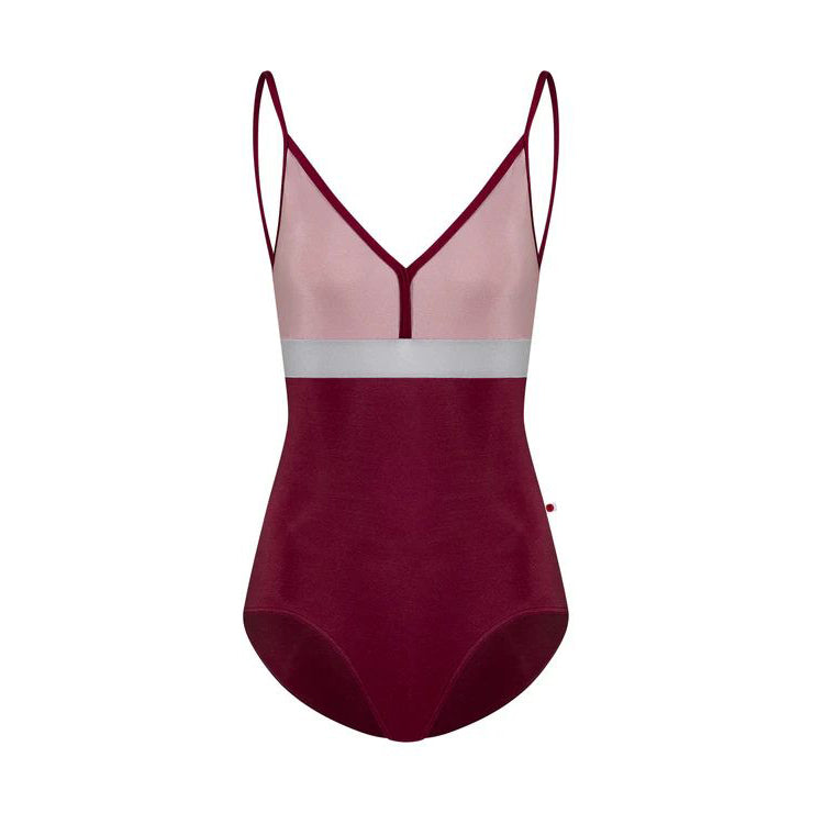 Women Dark Red "Zoe/N-Burgundy/N-Magic/N-Sterling/N-Burgundy" Ballet Onesies