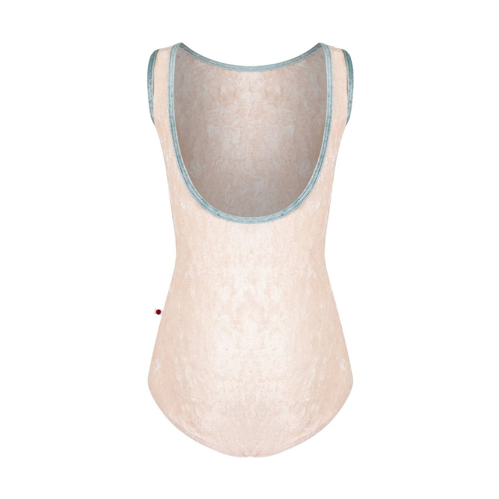 Girls Light Pink "Sofiane/CV-Misty Rose/CV-Ice" Velvet Ballet Onesies