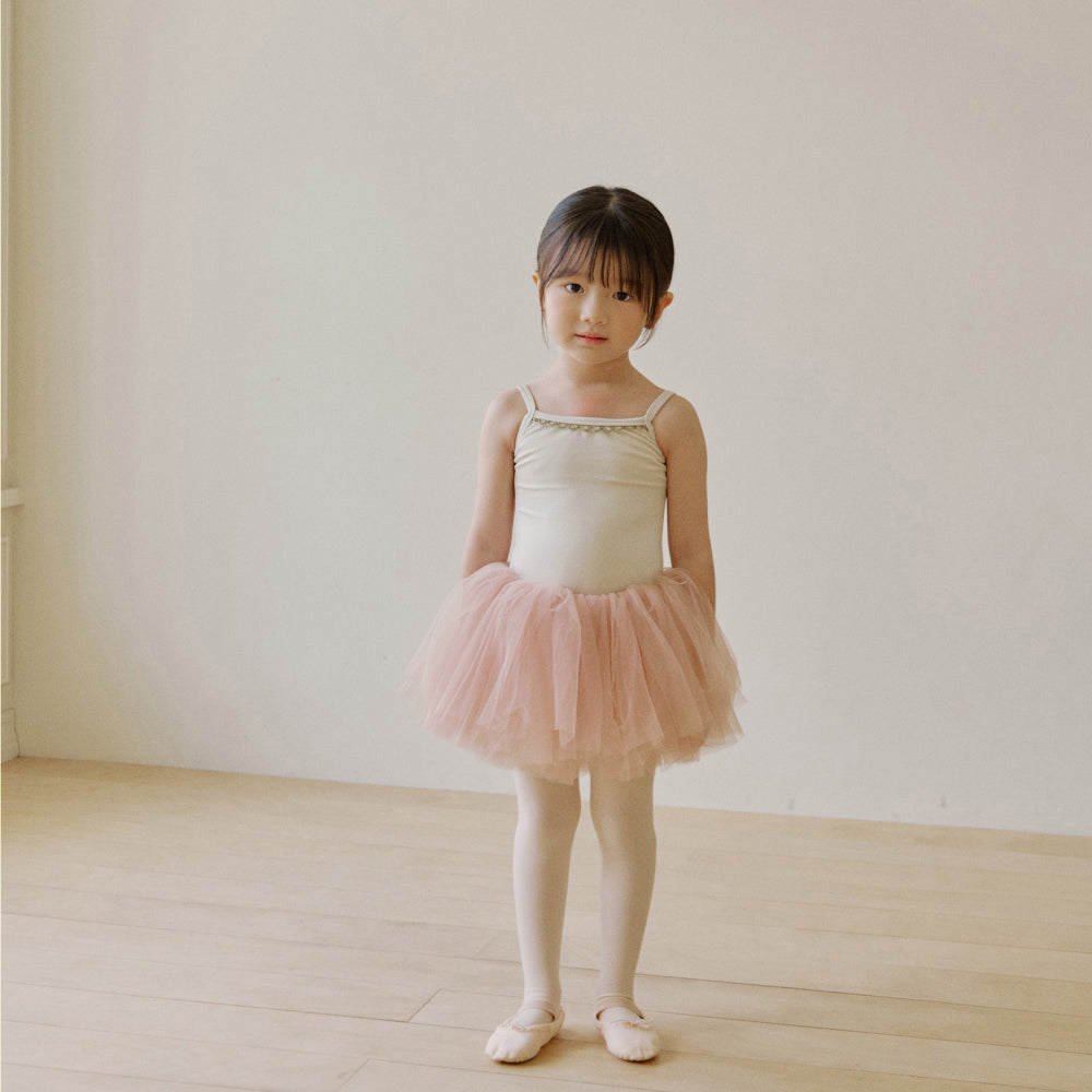 Girls Cream Ballet Tutu Skirt