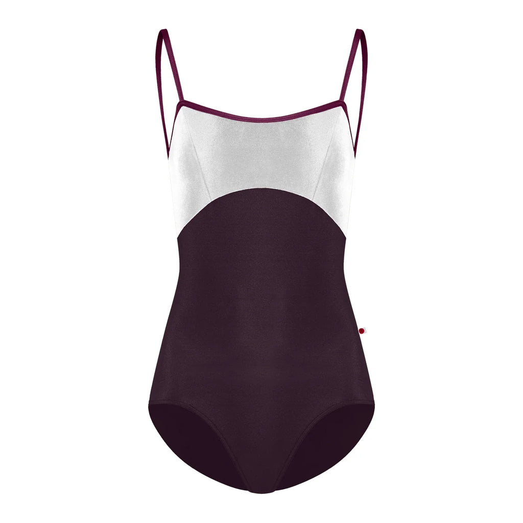 Women Eggplant "Denise/N-Eggplant/V-White/N-Opera" Ballet Onesies