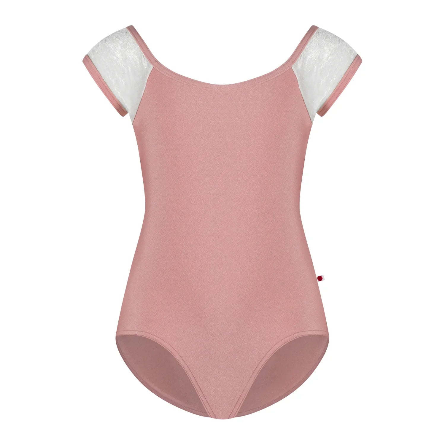 Girls Pink "Wendy/N-Antique Rose/CV-White/N-Antique Rose" Ballet Onesies