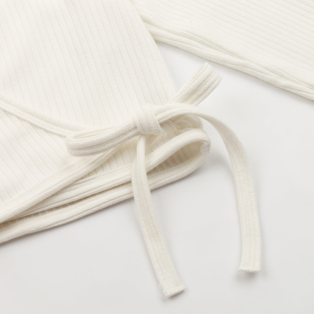 Girls White Ballet Cardigan