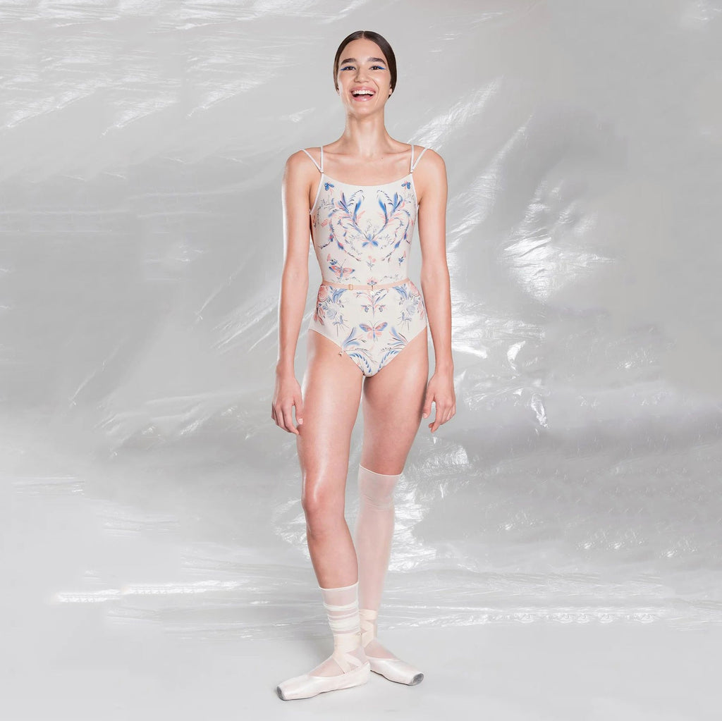 Women Multicolor "PORCELAIN BLOOM" Ballet Onesies(231LE33VL/multicolor)