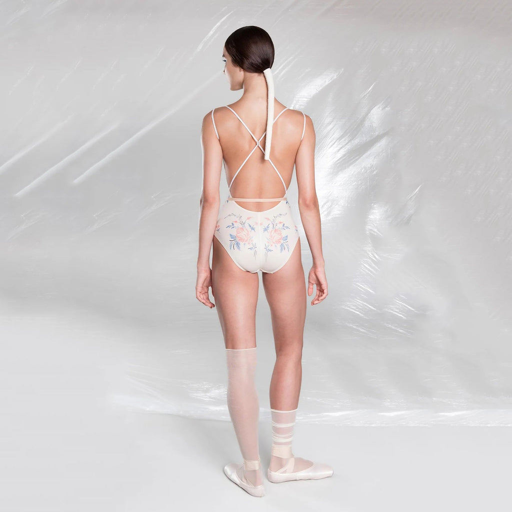 Women Multicolor "PORCELAIN BLOOM" Ballet Onesies(231LE33VL/multicolor)