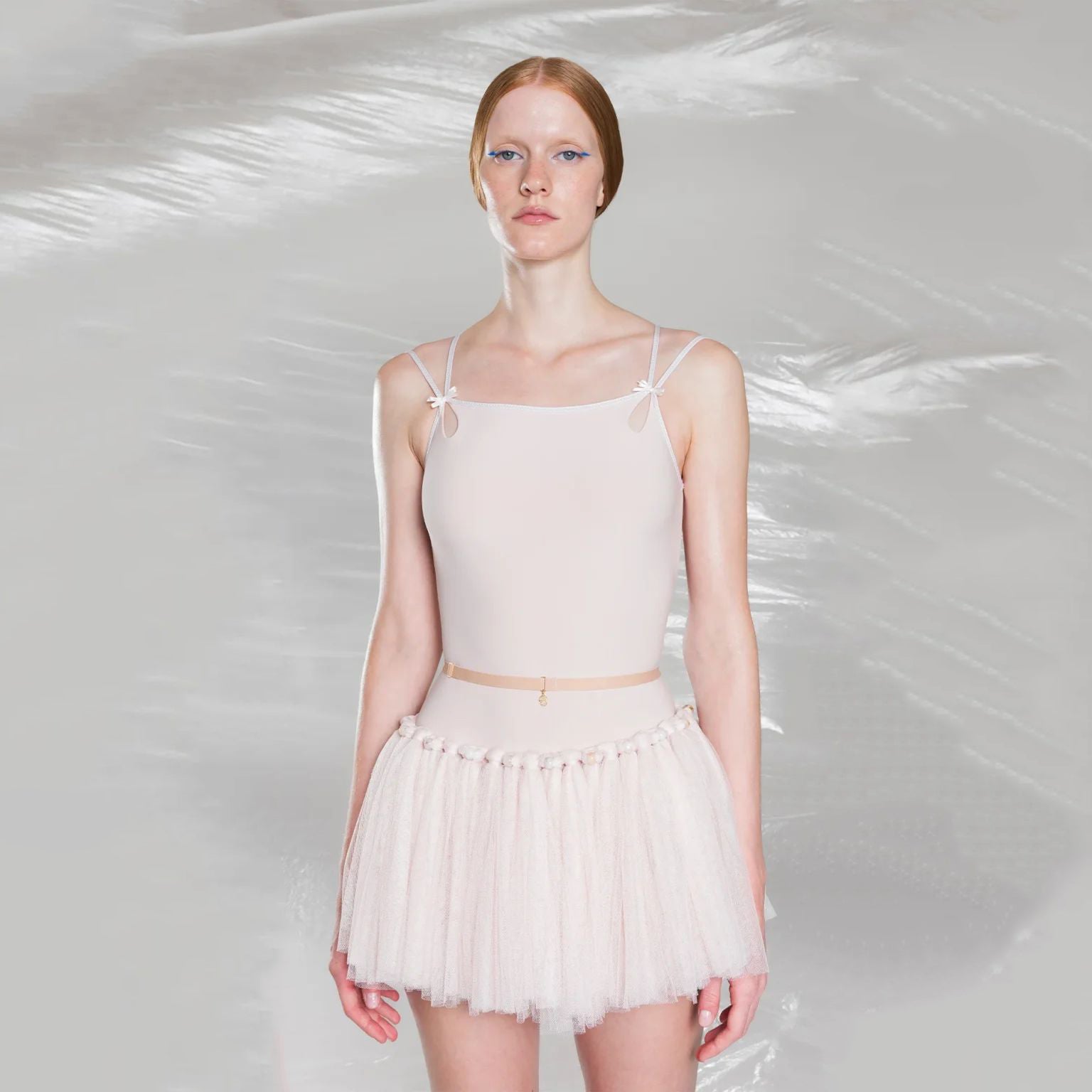 Women Pearl Blush "POUPÉE TUTU" Ballet Tutu Skirt(251TU31PN/pearl blush)