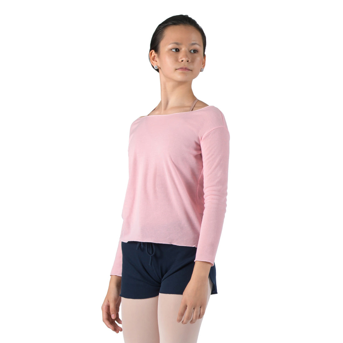 Girls Pink Ballet T-Shirt(Ruby/03 Rose)