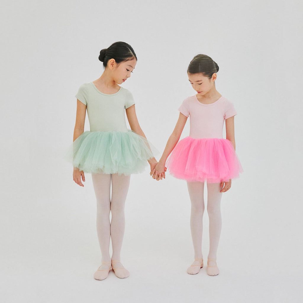 Girls Mint Ballet Onesies