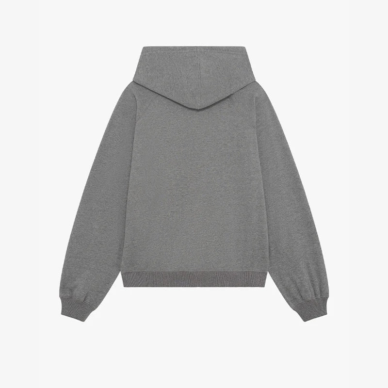 Women Grey Ballet Zip-Up Top