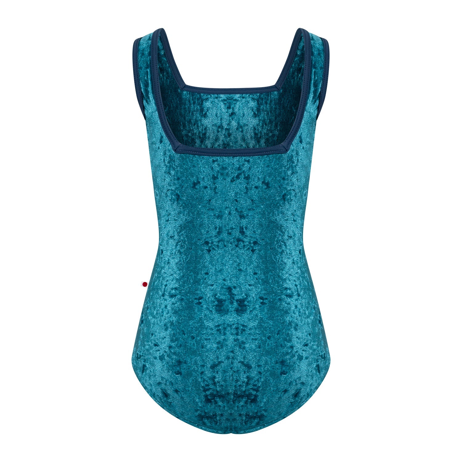 Girls Blue Velvet Ballet Onesies