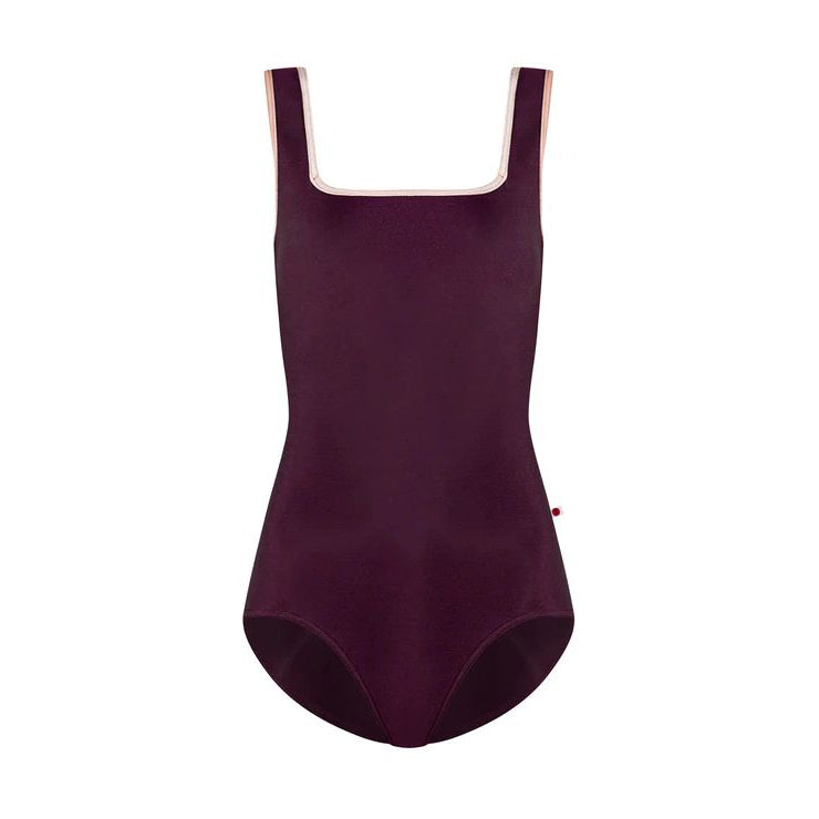 Women Wine Red"MARIEKE/N-Opera/V-Blush"Ballet Onesies