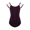 Girls Dark Purple"WENDY/N-Eggplant/N-Rose/CV-Eggplant"Ballet Onesies