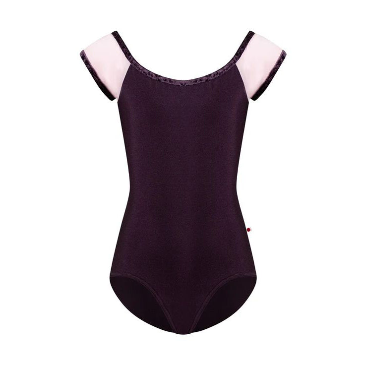 Girls Dark Purple"WENDY/N-Eggplant/N-Rose/CV-Eggplant"Ballet Onesies