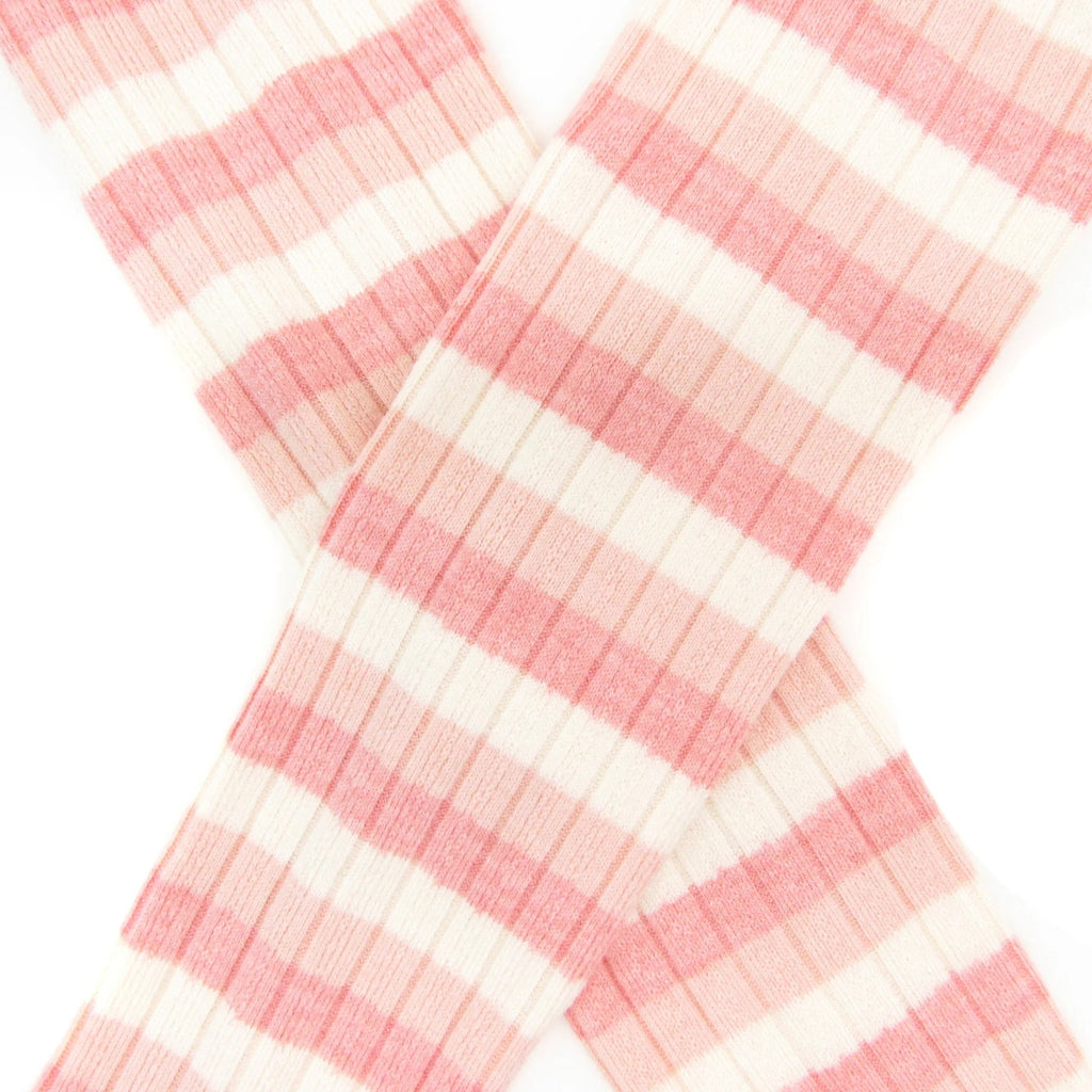 Girls Pink Stripes Ballet Shoulder Warmer