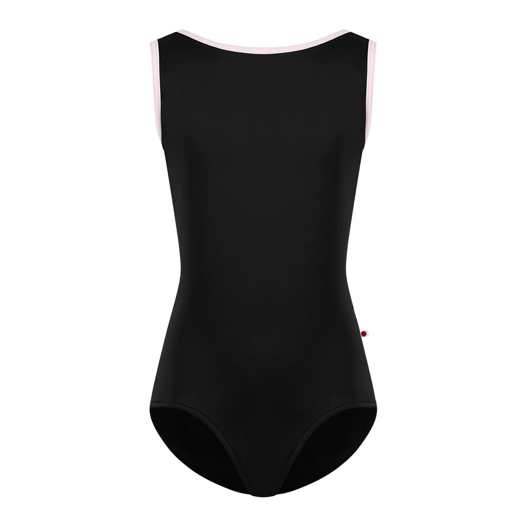 Girls Black "Sofiane/N-Black/N-Rose" Ballet Onesies