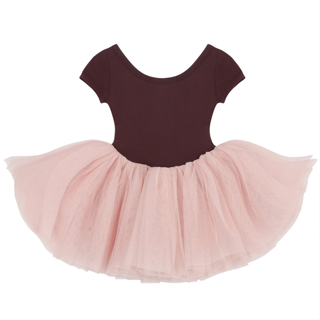 Girls Wine Red Ballet Onesies