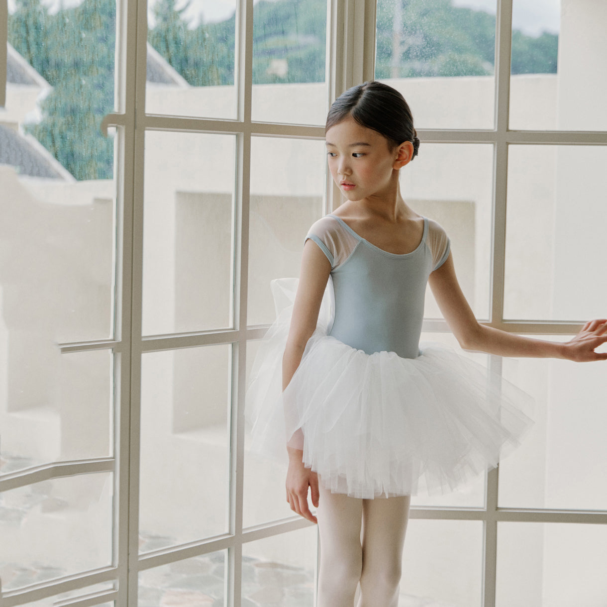 Girls Blue Ballet Tutu Skirt