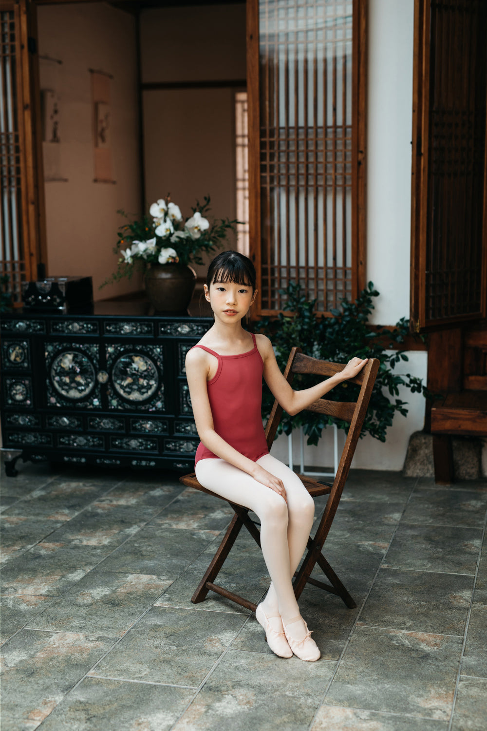 Girls Crimson Ballet Onesies