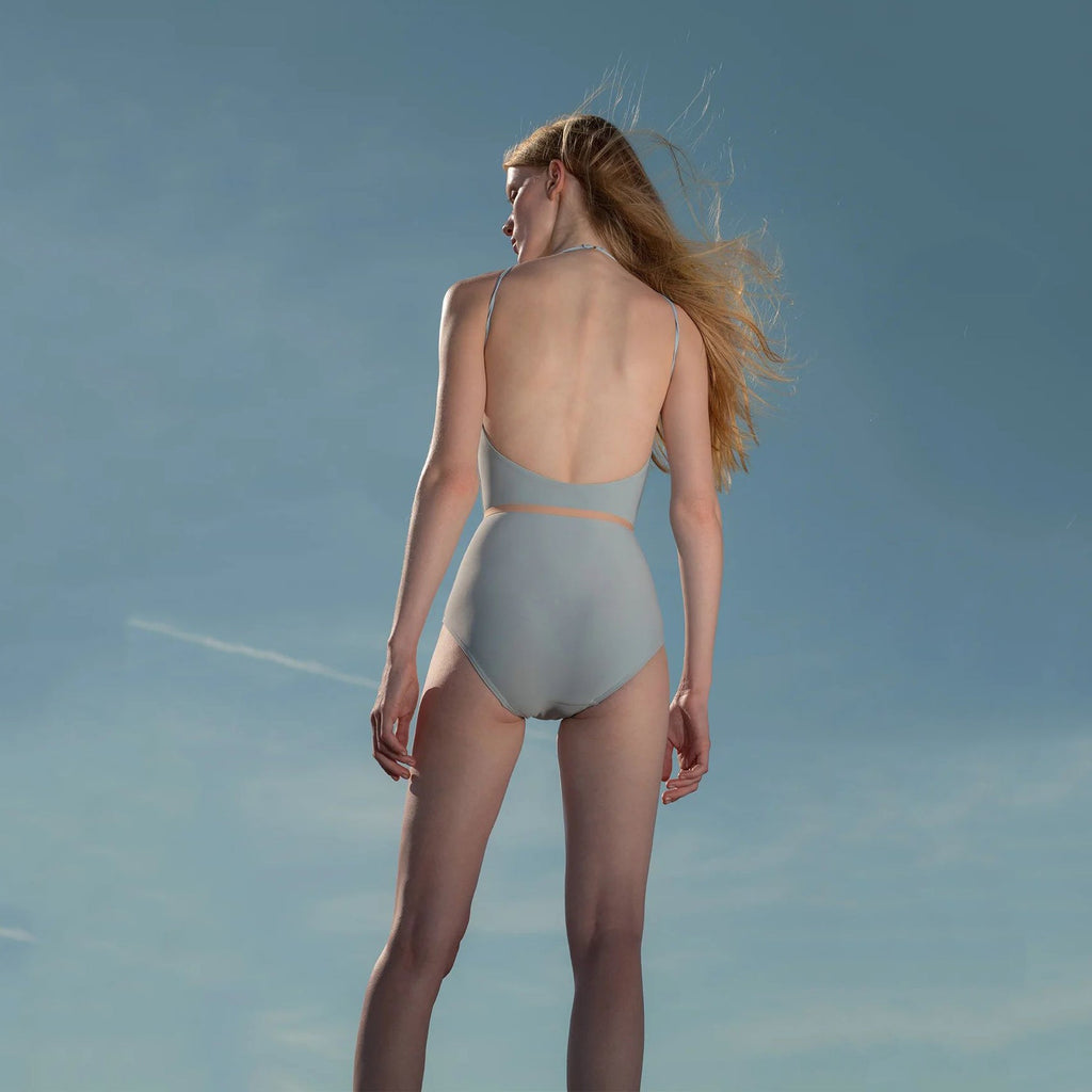 Women Sky Blue "JUNIOR TEARDROP BOW" Ballet Onesies(252LE07VL/sky blue)