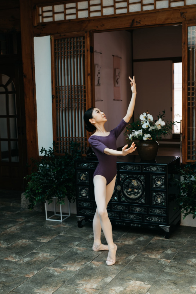 Girls Purple Ballet Onesies