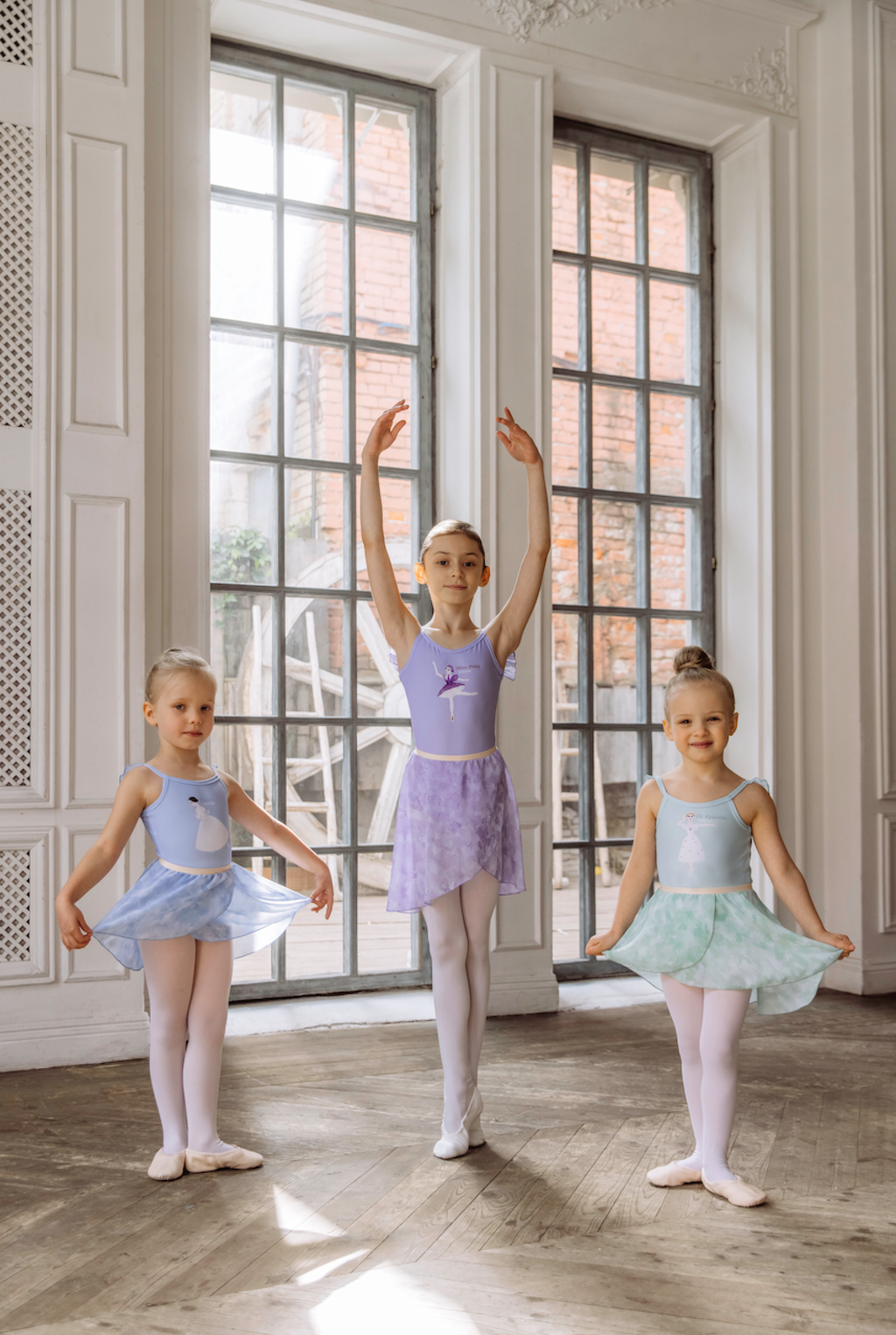 Girls Green Ballet Onesies