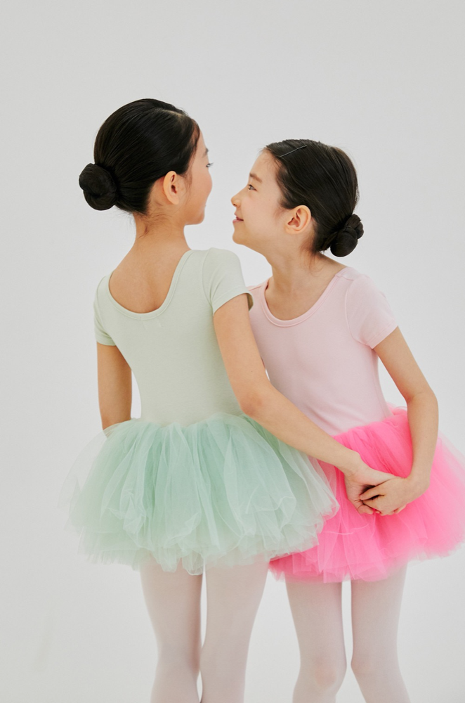 Girls Green Ballet Onesies