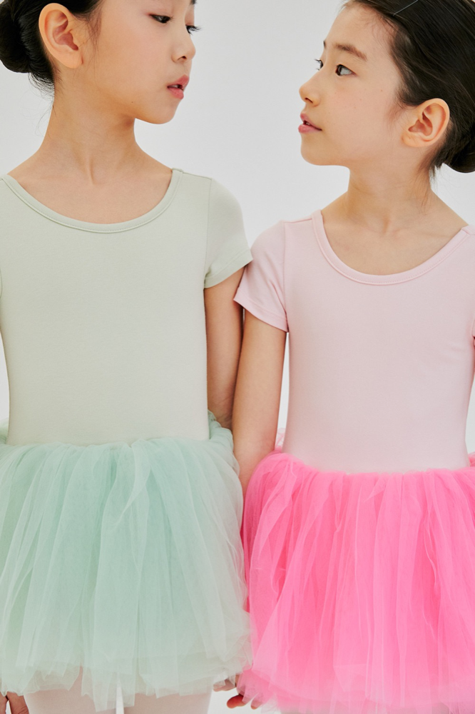 Girls Green Ballet Onesies
