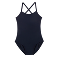 Girls Navy Ballet Onesies