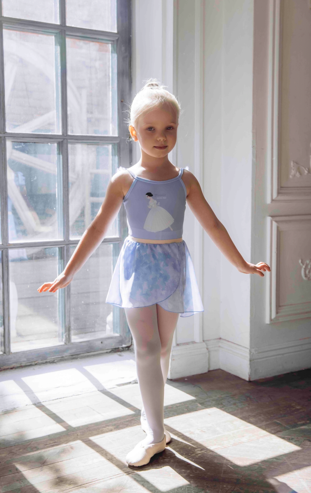 Girls Blue Ballet Skirt