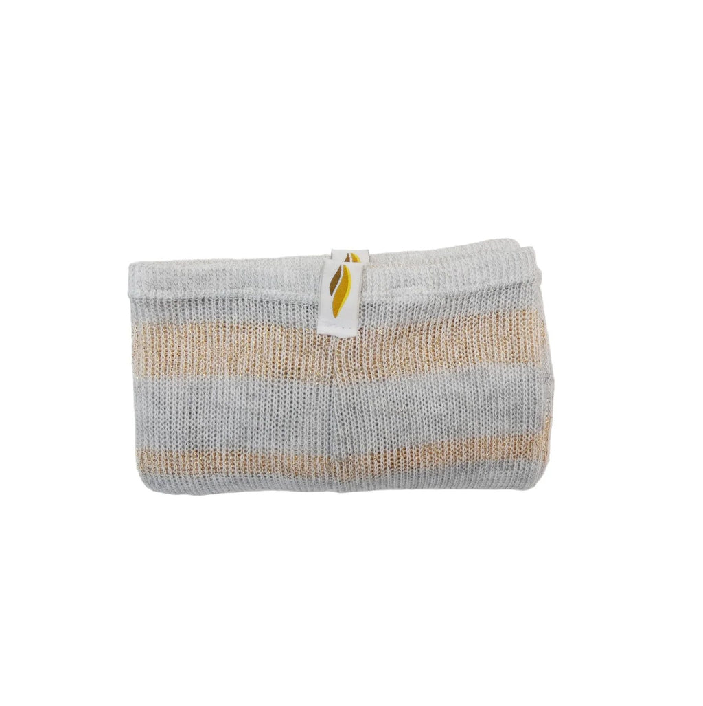 Boys & Girls Gold Stripes Ballet Leg Warmers(Whisper - KIDS leg warmers)
