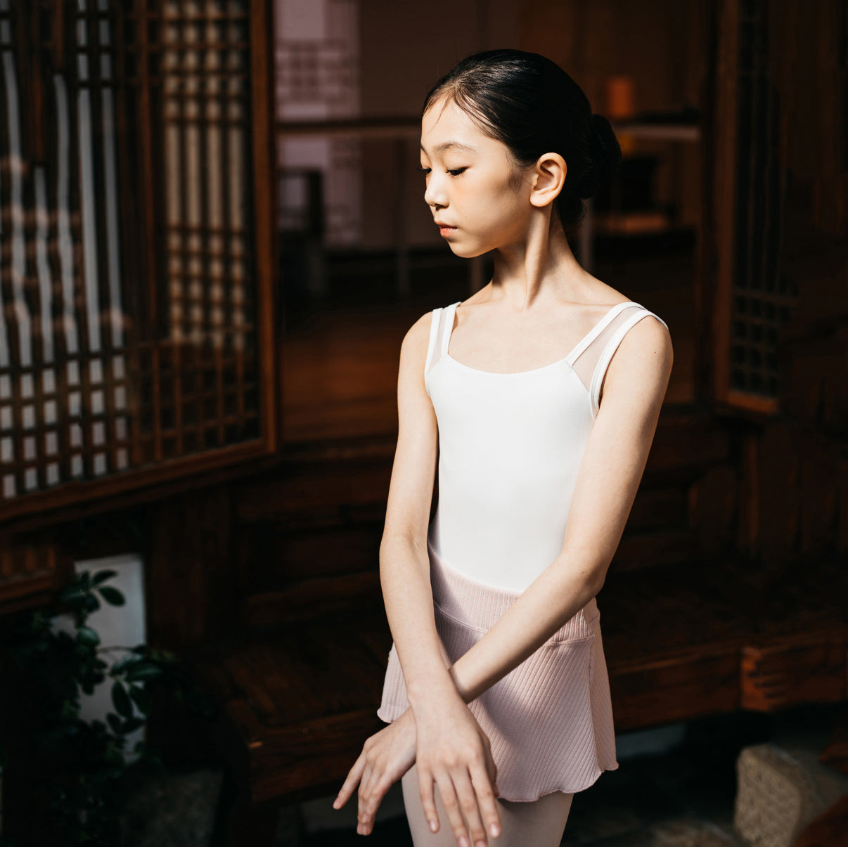 Girls White Ballet Onesies