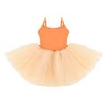 Girls Orange Ballet Onesies